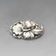 Antique 830 Silver Brooch