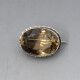 Vintage  Cairngorm Quartz and Silver Brooch