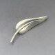 Vintage Sterling Silver Leaf Brooch
