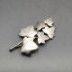 Geoffrey Bellamy  Silver Leaves Brooch