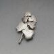 Geoffrey Bellamy  Silver Leaves Brooch