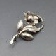 Carl Ove Frydensberg Silver Flower Brooch