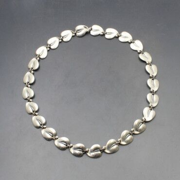Eiler and Marloe Denmark 830 Silver Leaves Necklace