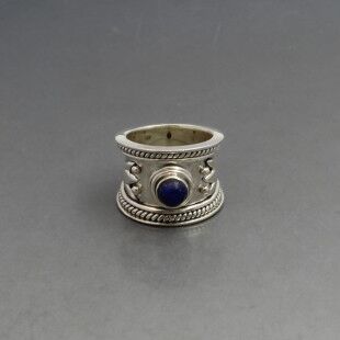 Doug Paulus Silver and Lapis Lazuli Ring