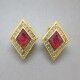 Christian Dior  Pink Jasper Earrings UK