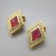 Christian Dior  Pink Jasper Earrings UK