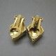 Vintage Dior Pink Jasper Earrings
