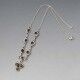 Smokey Topaz Silver Necklace