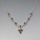 Smokey Topaz Silver Necklace
