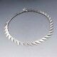 Rare Bent Knudsen Silver Modernist Necklace #83