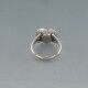 NE FROM Rose Quartz  Silver Ring Size N1/2 or O